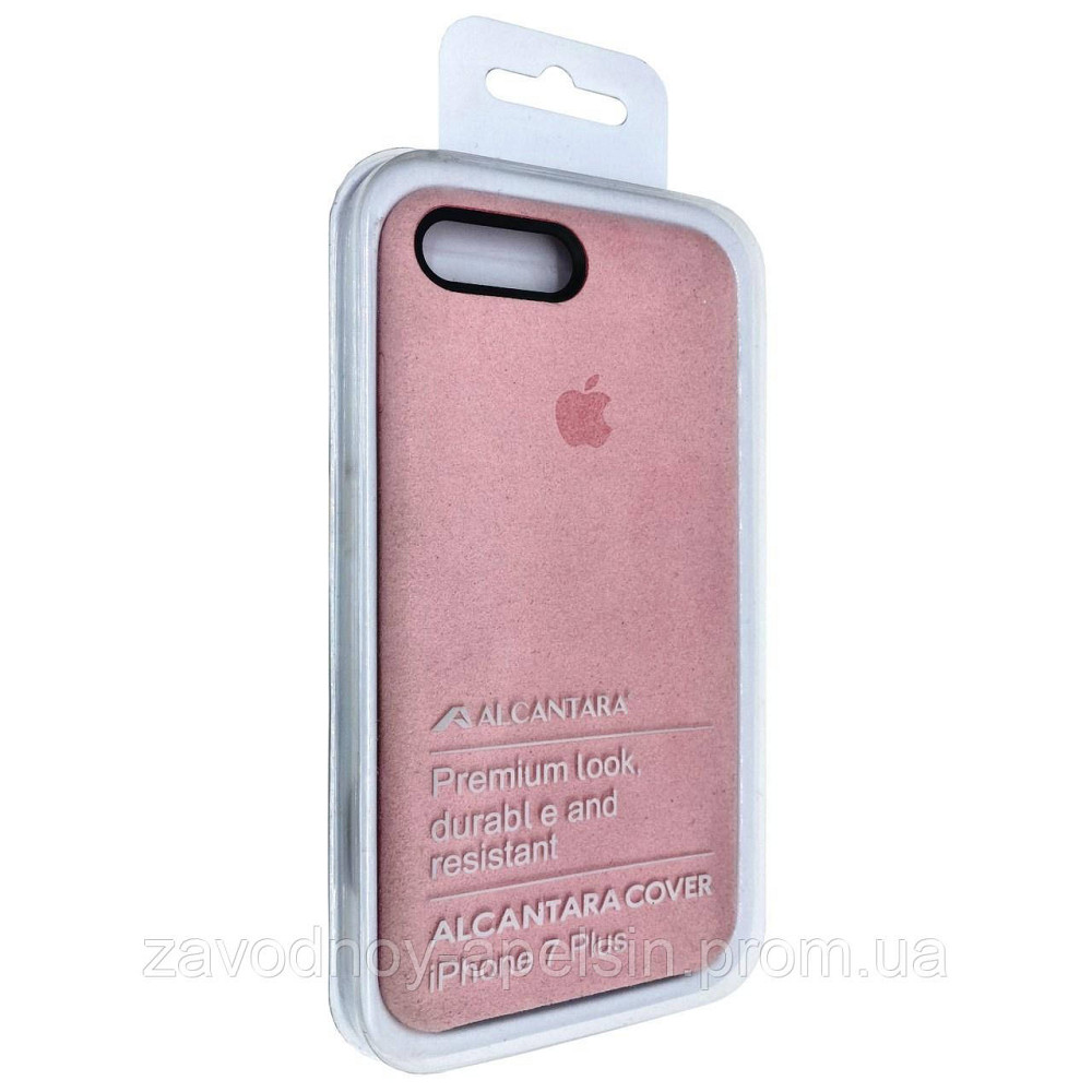 IPhone 7 8 Plus Кожанный чехол Alcantara (pink) Одесса - изображение 2