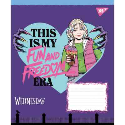 Зошит Yes Wednesday Школа Загадок А5 48 аркушів клітинка (768266) Вінниця