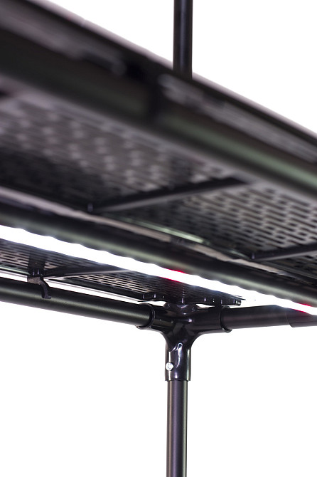 Міні-теплиця з фіто світлом для дому Sezam XL Black Wheels з коліщатками на фіксаторах Бориспіль - фото 7