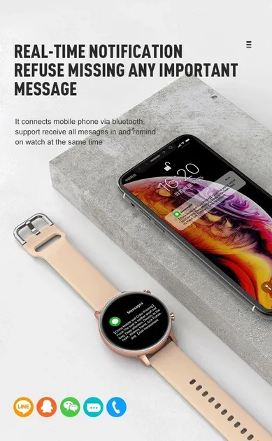 Смарт-часы RDFit S33 Gold (звонки, пульсоксиметр, тонометр) Киев - изображение 2