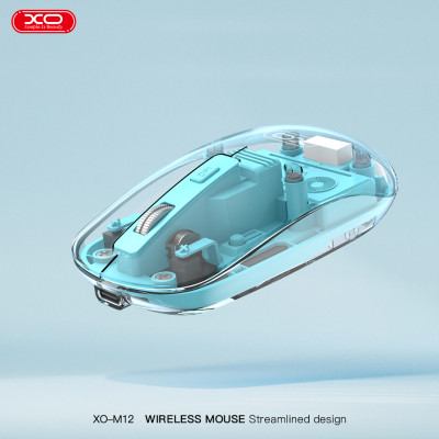 Мышка XO M12 Wireless Transparent/Blue (M12 Blue) Винница - изображение 7