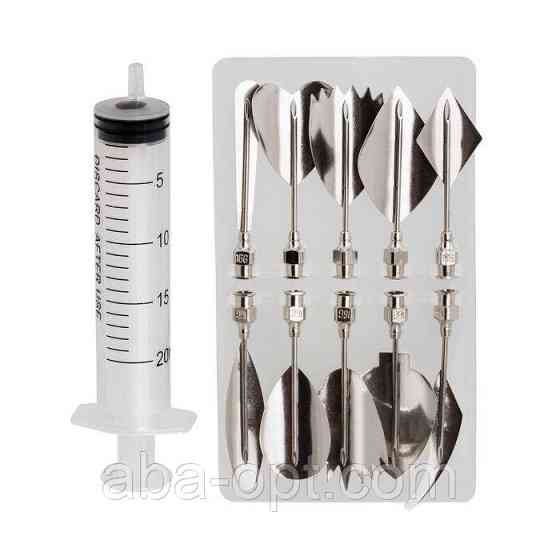 Насадки + шприц для створення 3D малюнків у желе ( набір 11 шт ) Одеса