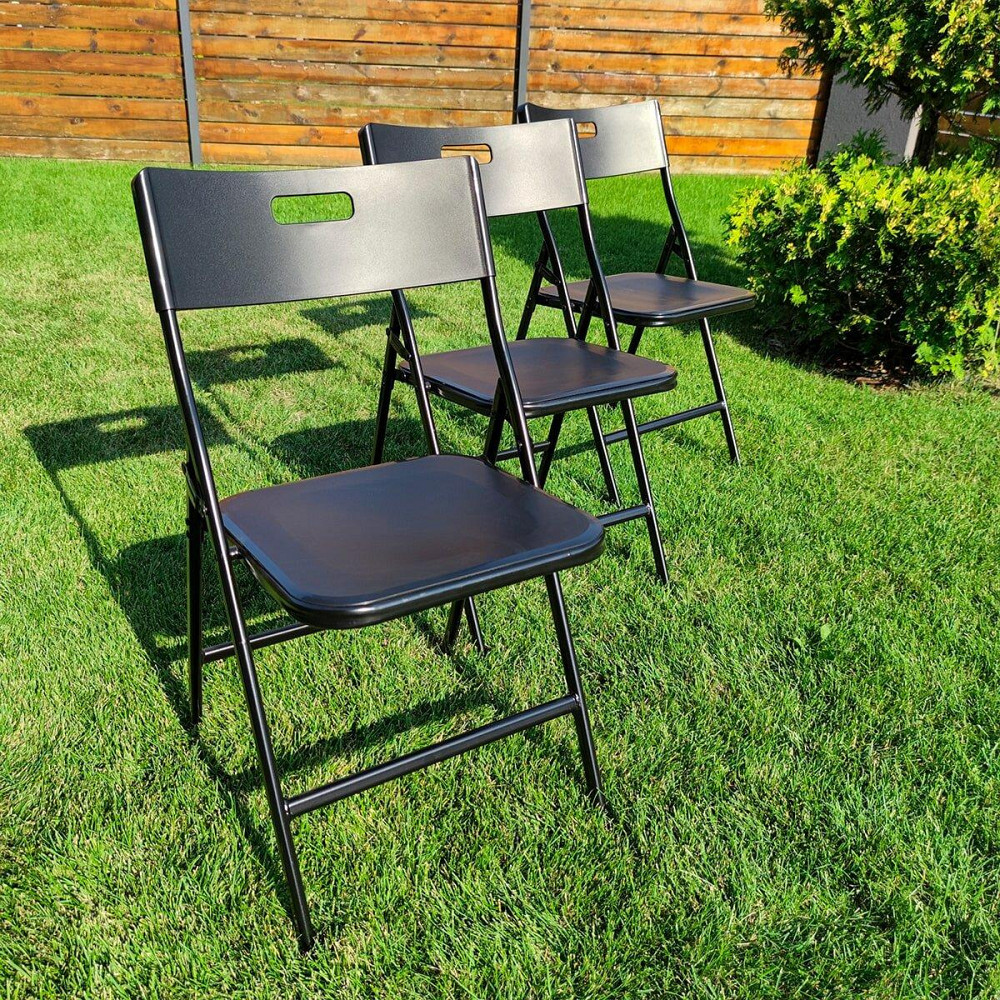 Складной стілець 46х42,5х86см Чорний SW-00001611 Дніпро - фото 5