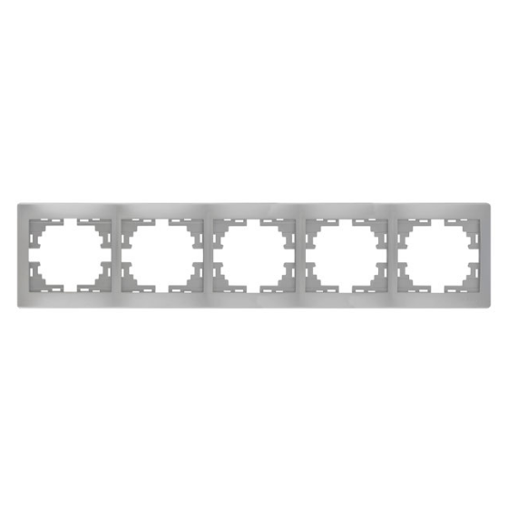 MIRA сірий металік Рамка горизонтальна 5-а без вставки Лезард Житомир - изображение 1