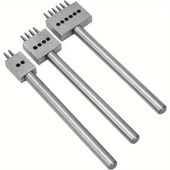 Набір пробійників для шкіри 4 шт, ромбовидні отвори Київ