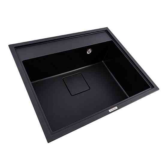 Гранітна мийка VALESO SHERLIT 6050 матова Чорна Коломыя