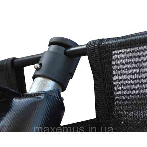 1 Батут детский Атлето 252 см с защитной сеткой батут для детей на пружинах с лестницей разноцветный Мостиска