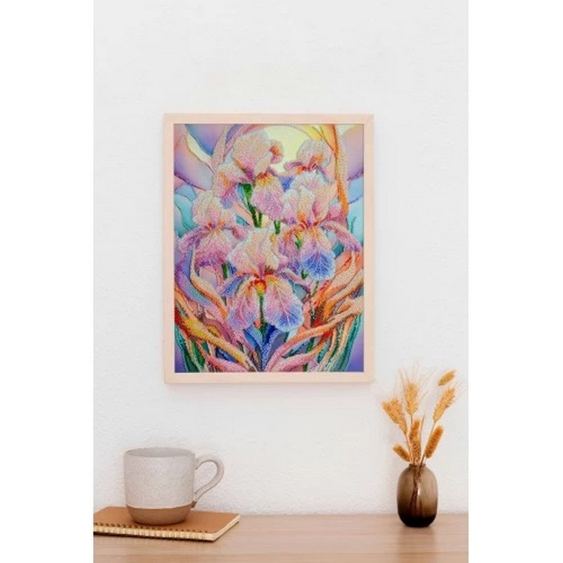 Набір для вишивання бісером "Квіткове натхнення" AB-928 на натуральному холсті Вінниця - фото 6