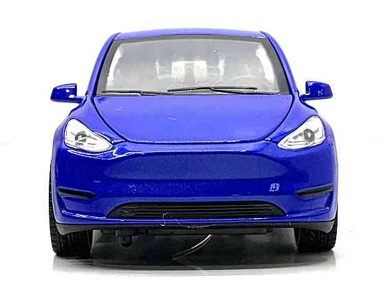 Машина Автосвіт Tesla Model Y інерційна відчиняються двері капот багажник 16см Синя (AP-1968) Чернігів