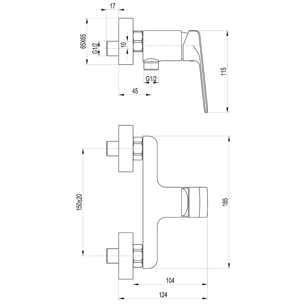 Змішувач для душа TOPAZ ODISS TO 18701-H52 Тернополь - изображение 6