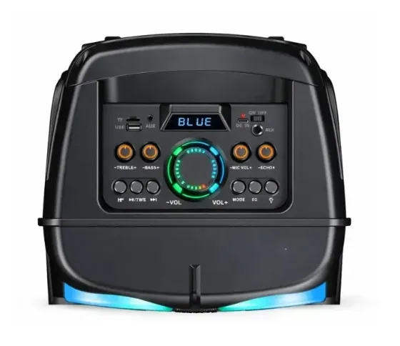 Портативна Bluetooth колонка ZQS8238 з 2 мікрофонами та пультом ДК, FM/USB/TF, LED підсвічування Одеса