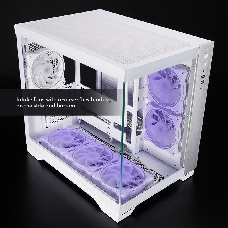 Корпус Chieftec VISIO GM-30W-TG-OP ATX, без БЖ, White Вінниця - фото 4