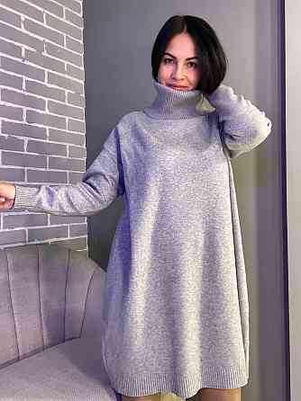 Платье женское LES ETOILES CLAIRES 8178 свитер оверсайз ворот хомут one size, серый, one size Одесса