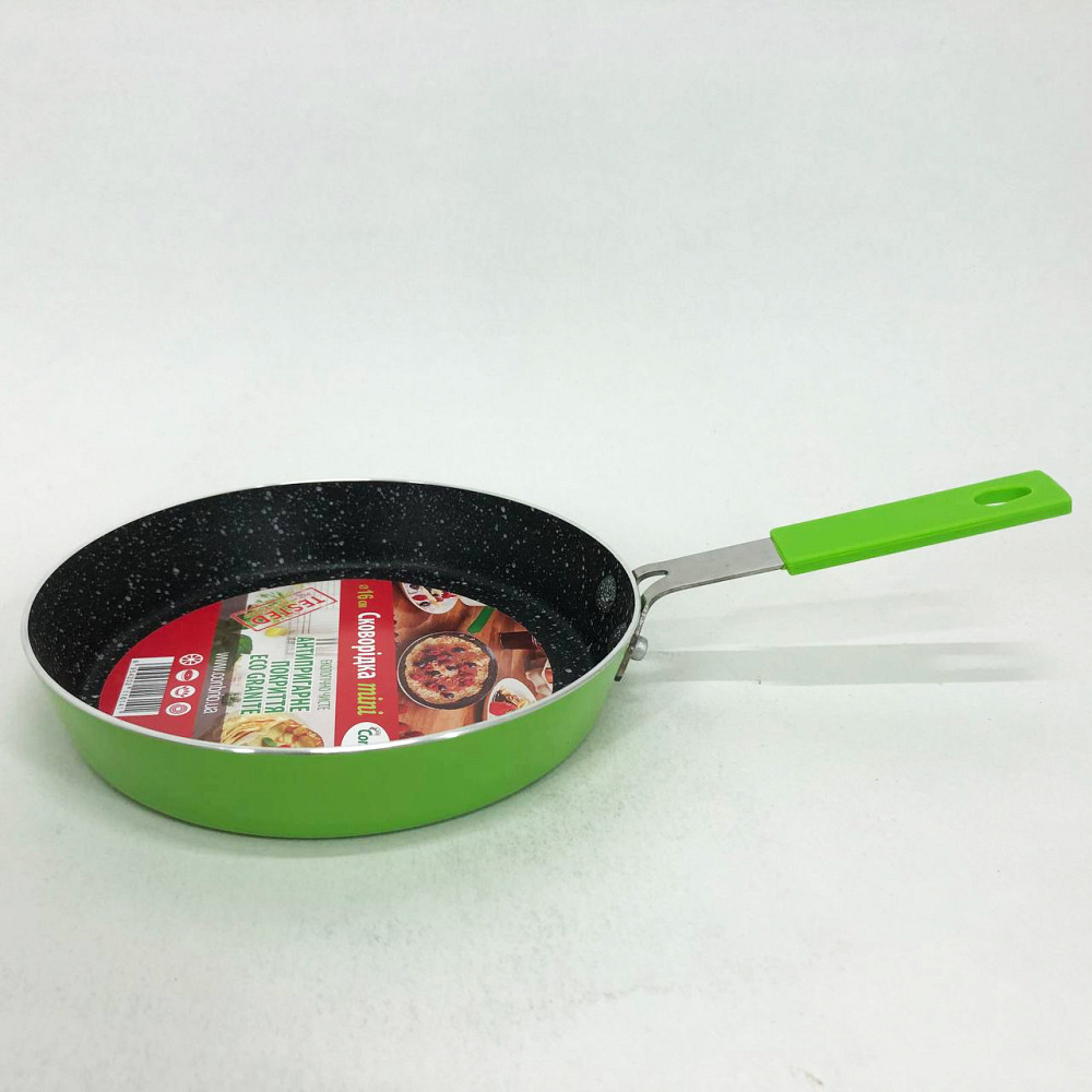 Надежная сковорода с антипригарным покрытием Con, Сковорода для приготовления пищи без масла HM-38 Львов - изображение 5