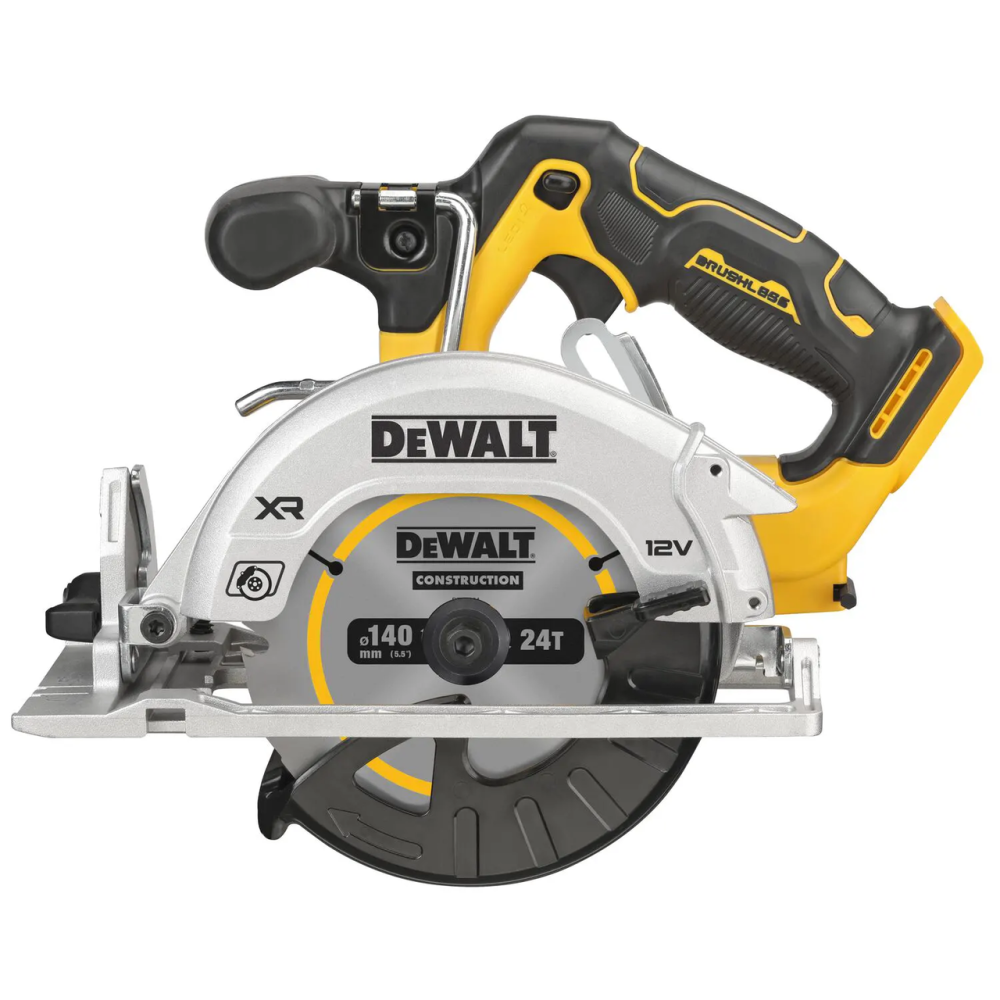 Профессиональная пила дисковая аккумуляторная бесщеточная DeWALT DCS512N : без АКБ, 3600 об/мин, диск 140 мм Киев - изображение 2