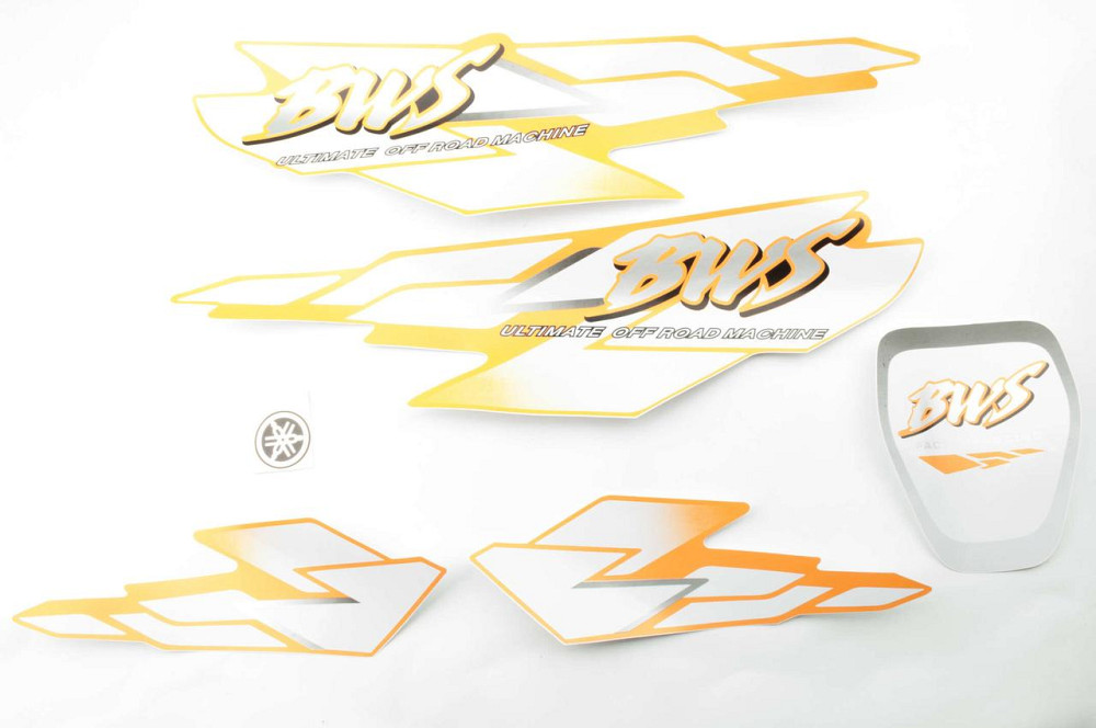 Наклейки (набір) Ямаха BWS (48х13см, помаранчеві) (#7311) Мукачево - фото 1