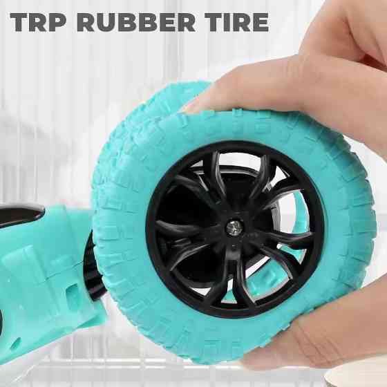 Машинка на радиоуправлении трюковая трансформер с резиновыми колесами ,зеленая Каменец-Подольский