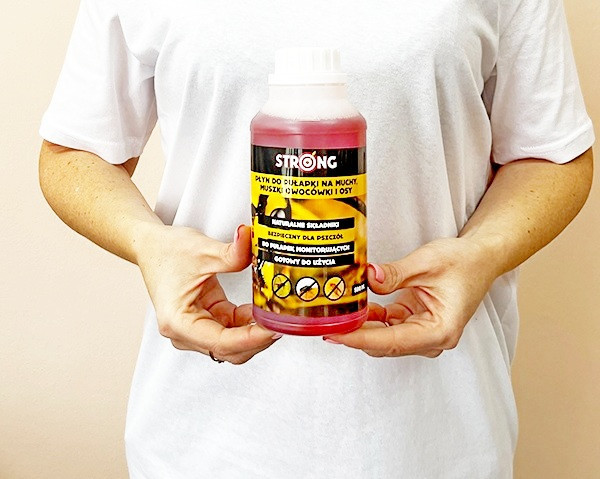 Приманка для ловушек ос, мух, мошек Strong, 500 мл Днепр - изображение 2