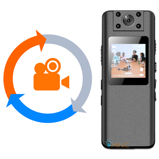 Міні відеокамера Vandlion A22 1080p з диктофоном, поворотним об'єктивом, дисплеєм, кутом огляду 160° Київ