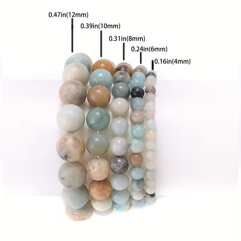 Намистини з червоного гранату 8 мм – нитка 45 штук Київ - фото 4