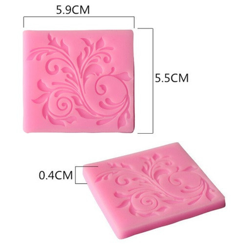 Молд силіконовий рослини 59 на 55 мм силікон Київ - фото 3