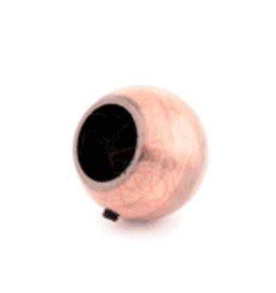 Наконечник для металевого карниза "Куля" (колір мідь, діаметр 19 мм) Бровари - фото 1