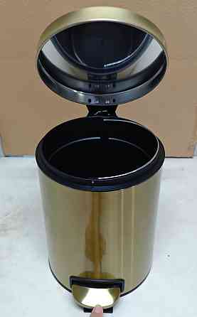 Відро для сміття з плавним закриттям кругле Mixxus Ellipse-TC0205 Brushed Gold 5л (колір матове золото) (MI8400)   ( 27406 ) Харків