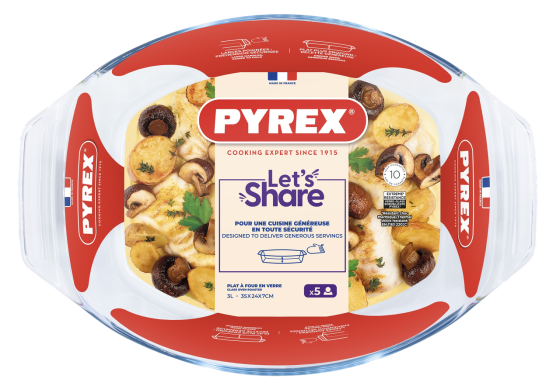 Форма для запекания Pyrex, 35х24х7 см (3 л) (7092339) Киев