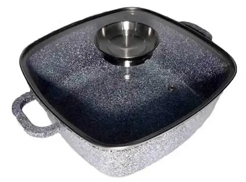 Казан жаровня с крышкой UNIQUE UN-5207 Коломия - фото 2