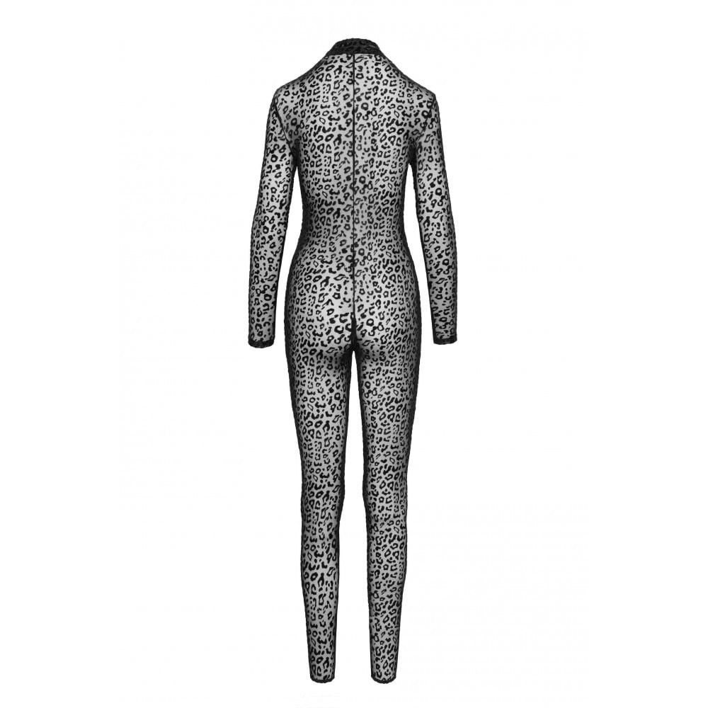 Эротичный комбинезон с леопардовым принтом M F285 Noir Handmade Sex Aura Киев - изображение 4