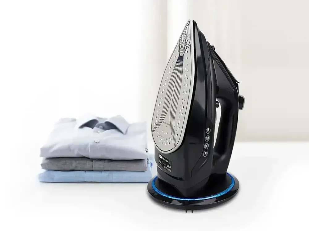 Праска парова бездротова з керамічною підошвою 3000Вт BITEK BT-1297B з базою 360 Одеса - фото 6