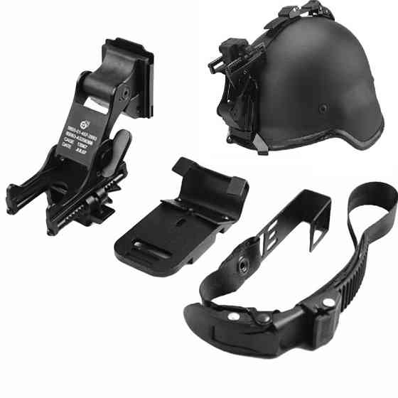 Комплект креплений на круглую каску Mich Ach для NVG PVS-14 PVS-7 для быстрого съема (Метал) Винница