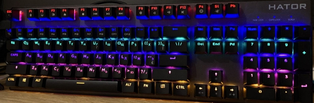 Клавіатура: HATOR Starfall Rainbow Origin Blue ( HTK-609) Київ - фото 1