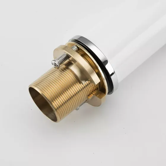 Змішувач на борт ванни GAPPO G1103-8 білий/хром Київ