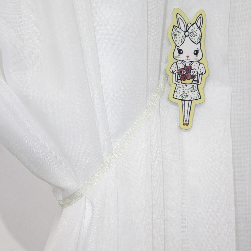 Магніти для штор і гардин (184м) Зайчик набір 2 шт Різнокольоровий (81-095) Київ - фото 3