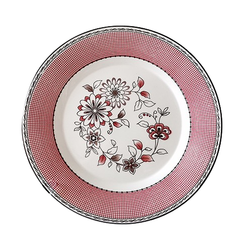 Тарілка Рожевий орнамент 20,3см 30001-010 S&T Житомир - фото 1