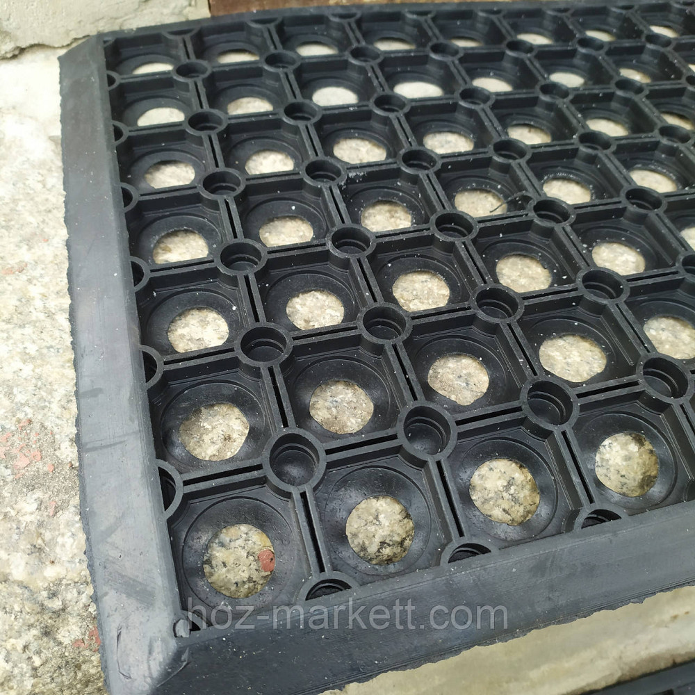 Коврик накладка на ступени антискользящий грязезащитный 90 х 30 см соты противоскользящие килими на сходи Харьков - изображение 4