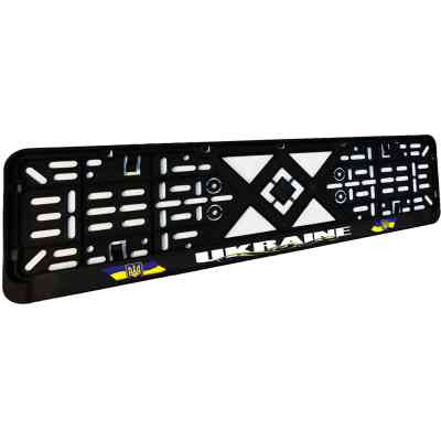 Рамка номерного знака Poputchik "UKRAINE" (24-261-IS) Вінниця