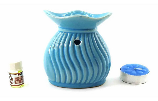 Аромалампа для ароматерапии голубая набор Киев - изображение 1
