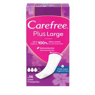 Ежедневные прокладки Carefree Plus Large Fresh 36 шт. (3574661604770/3574661487656) Винница