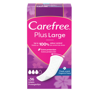 Ежедневные прокладки Carefree Plus Large Fresh 36 шт. (3574661604770/3574661487656) Винница - изображение 1