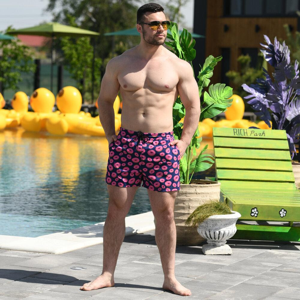 Плавательные шорты мужские Pobedov Pool day Ponchiki Киев - изображение 6