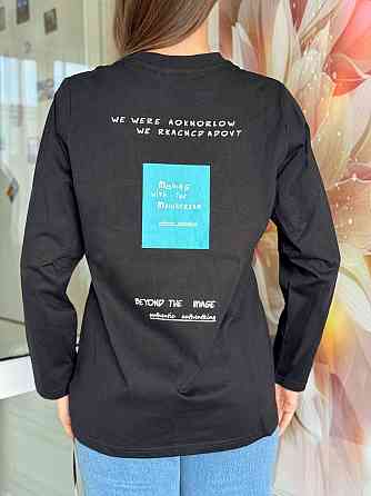 Жіночий стильний зручний лонгслів кулір- турецька бавовна Одеса