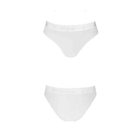 Трусики з прозорою вставкою Passion PS006 PANTIES XL, white Sex Aura Київ