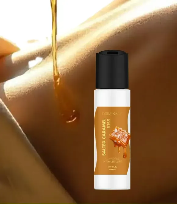 Їстівний лубрикант Driminals Kiss Salted Caramel зі смаком солоної карамелі, 30 мл Sex Aura Київ - фото 2