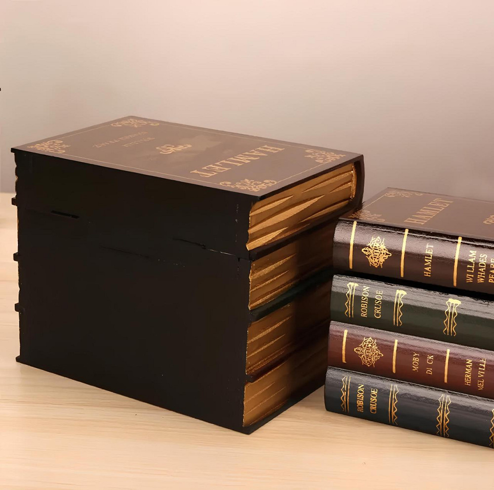 Книжный тайник-шкатулка RESTEQ — оригинальное решение для хранения ценностей и украшение интерьера Киев - изображение 5