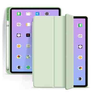 Чохол до планшета BeCover Tri Fold Soft TPU mount Apple Pencil Apple iPad 10.2 2019/2020/2021 Light Green (708458) Вінниця