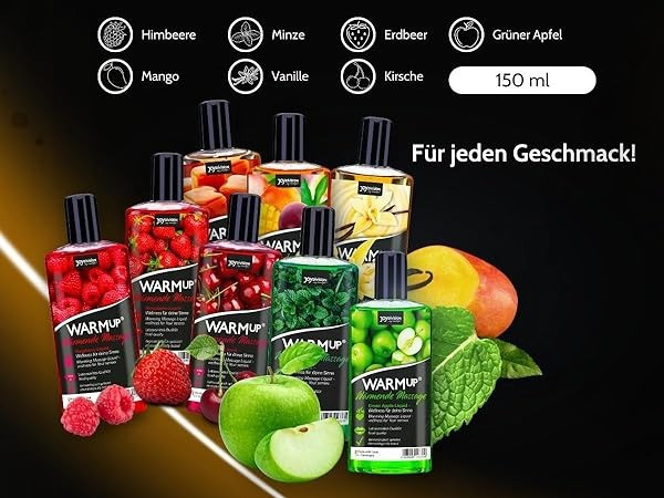 Съедобное массажное масло с разогревающим эффектом WARMup Green Apple 150 мл Sex Aura Киев - изображение 8