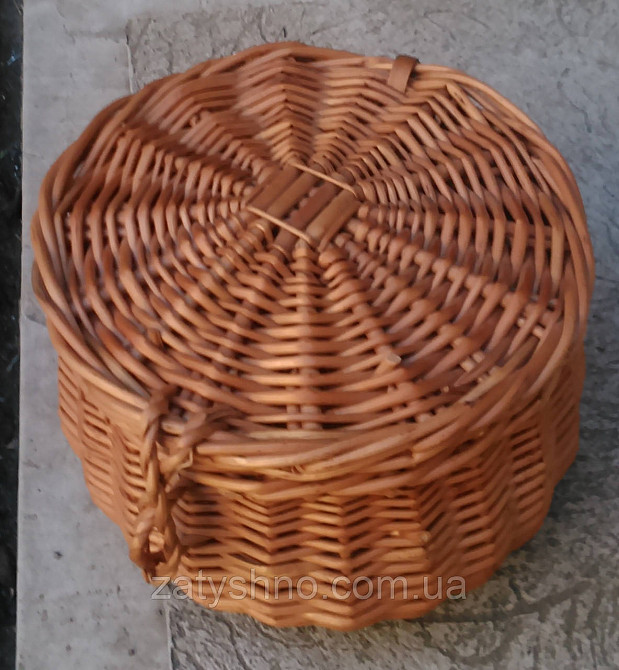 Шкатулка плетеная из лозы Киев - изображение 1