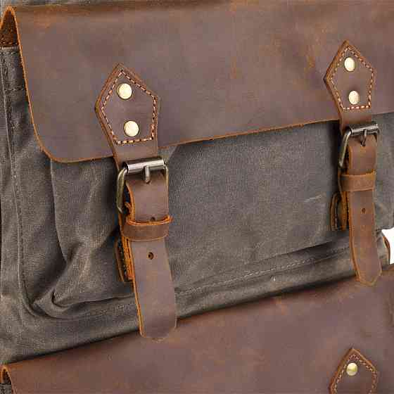 Туристический рюкзак canvas Vintage 20107 Болотный Киев